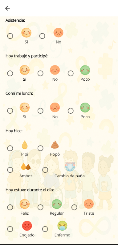 Registro de asistencia